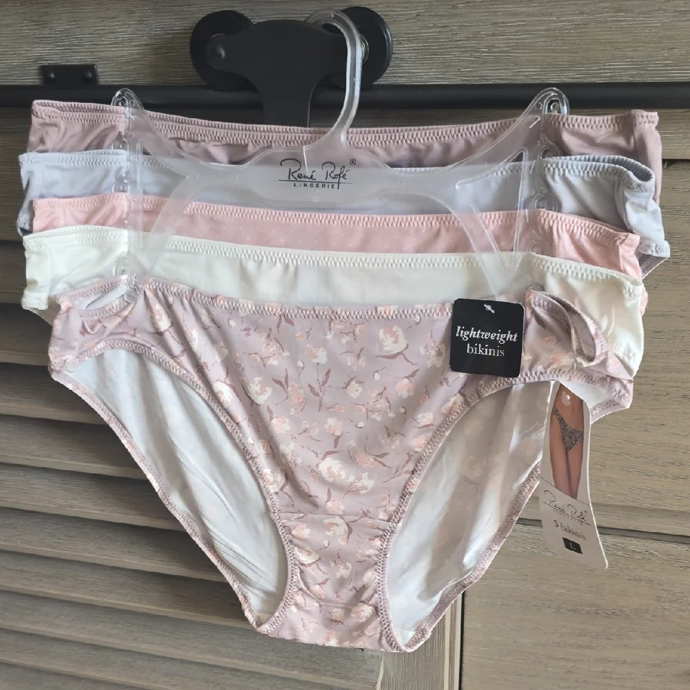 Rene Rofe Floral and Solid Bikini Set